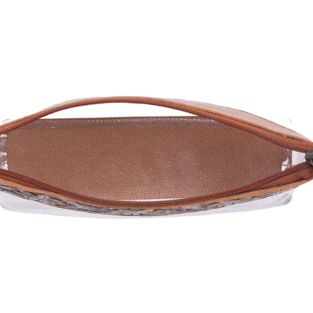 Rodeo Frontier Clear Bag in Bridle Biscuit