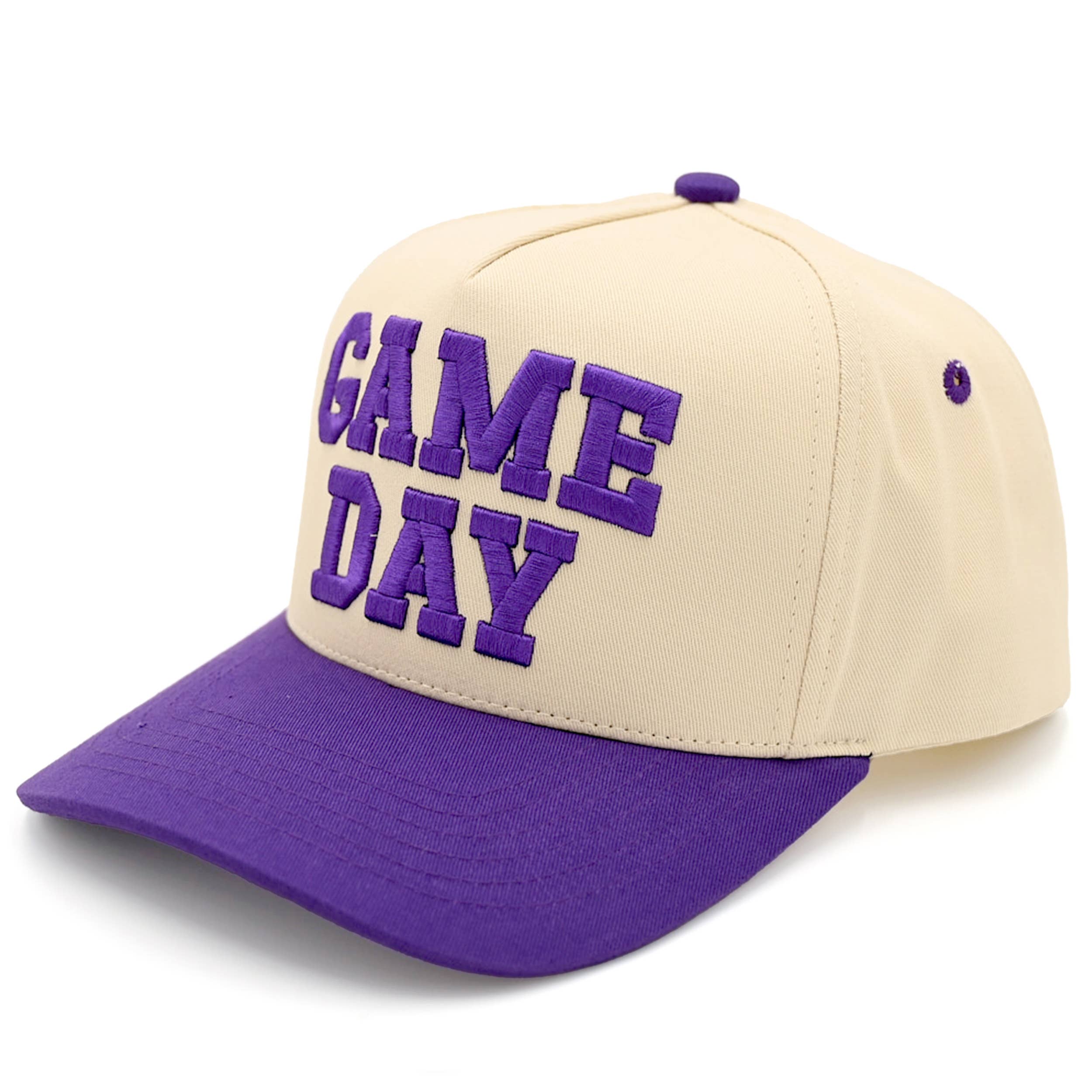 C.C GAME DAY Embroidered Cotton Baseball Cap