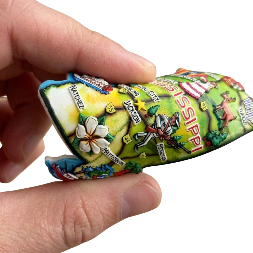 New Mexico 3D State-Shaped Flexible Souvenir Magnet