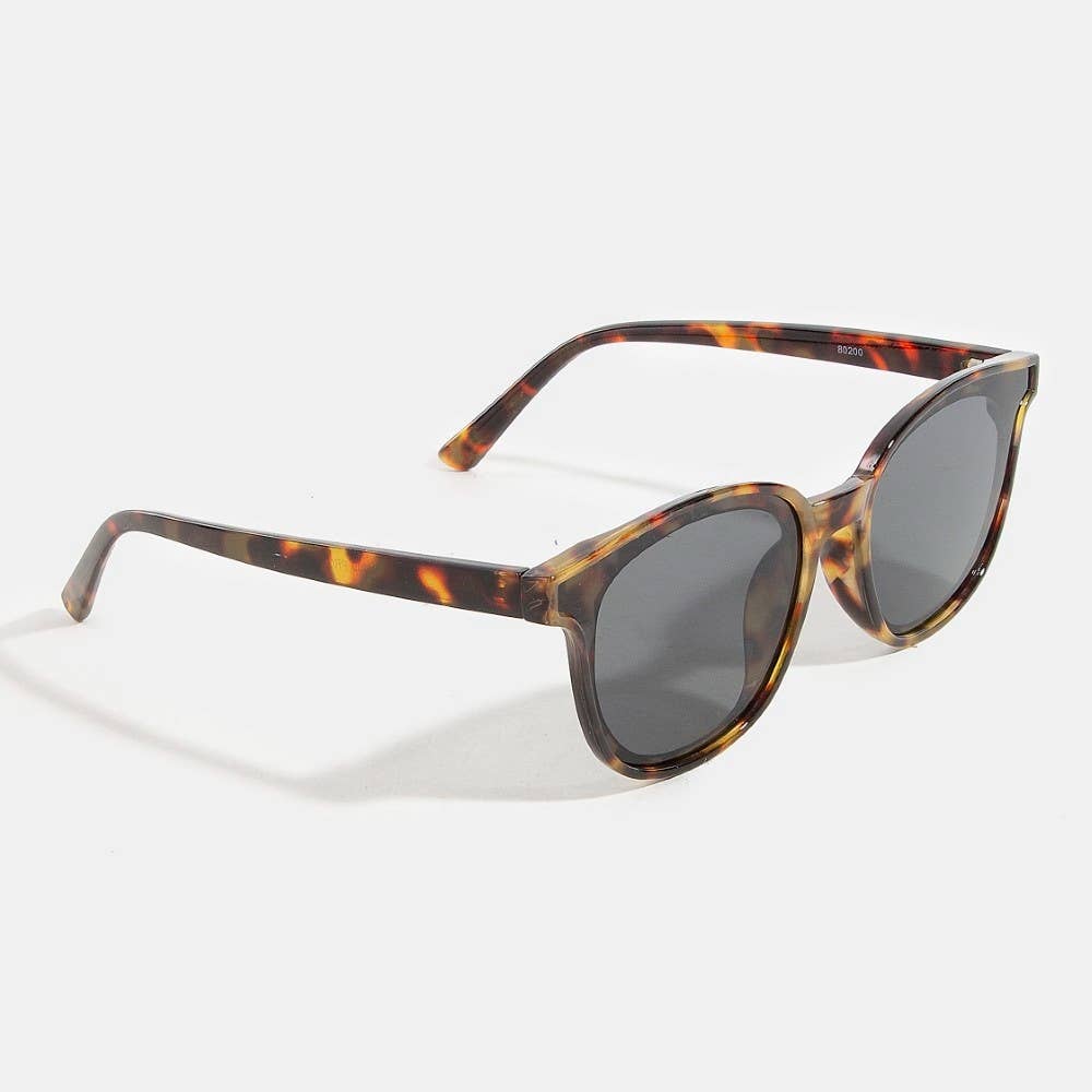 Tortoise Frame Sunglasses Set