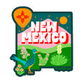 Sticker - New Mexico State - Waterproof Vinyl