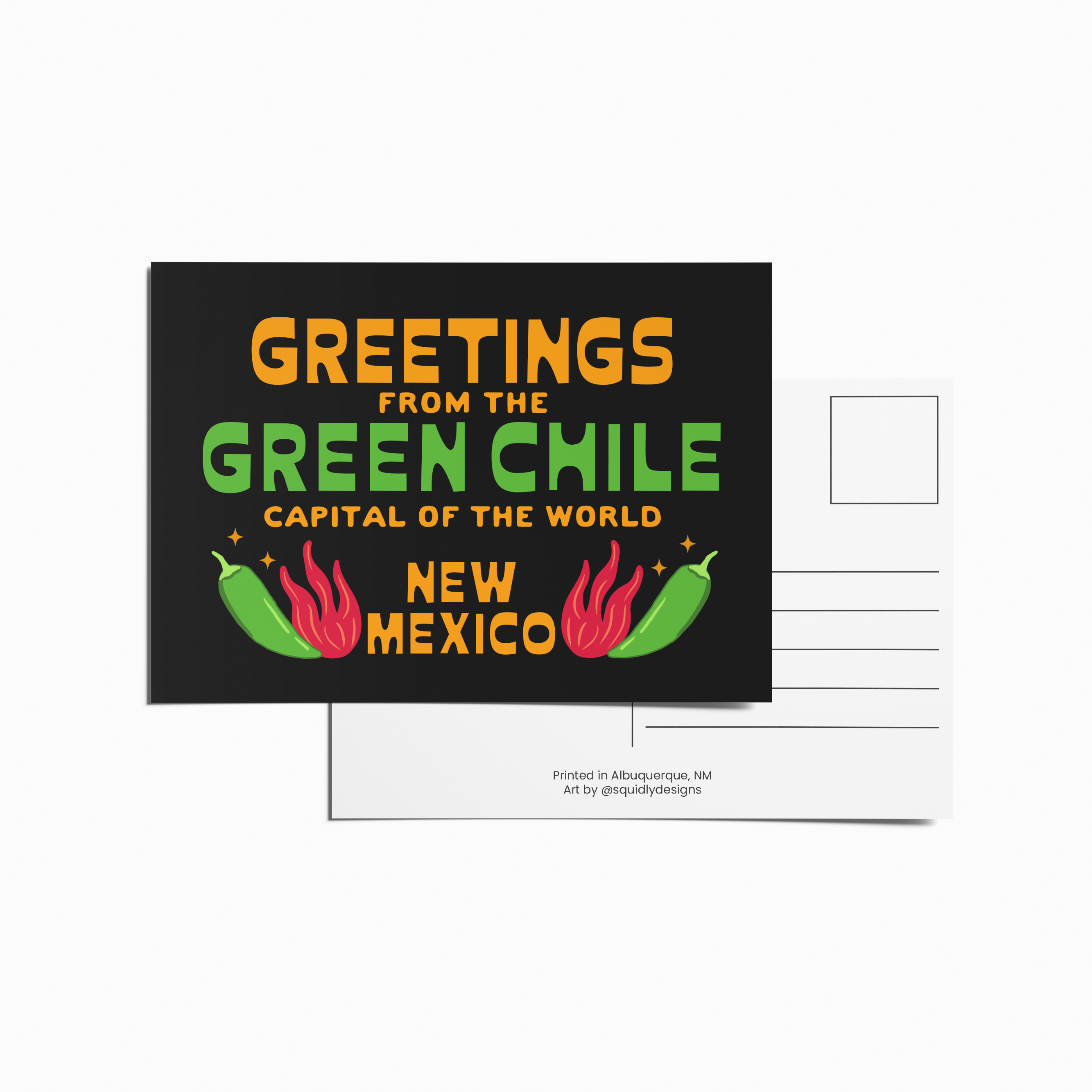Postcard - Green Chile Capital New Mexico