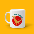 Ceramic Mug - New Mexico - Roadrunner - Red - 11 oz
