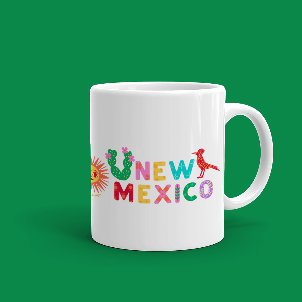 Ceramic Mug - New Mexico - 11 oz (Double-sided)