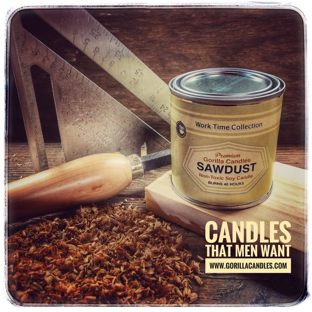 Sawdust Scented Candle