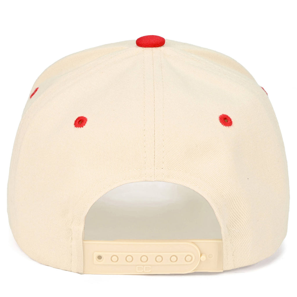C.C AMERICAN DARLIN' Letter on Two Tone Trucker Hat