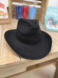 Black Straw Hat