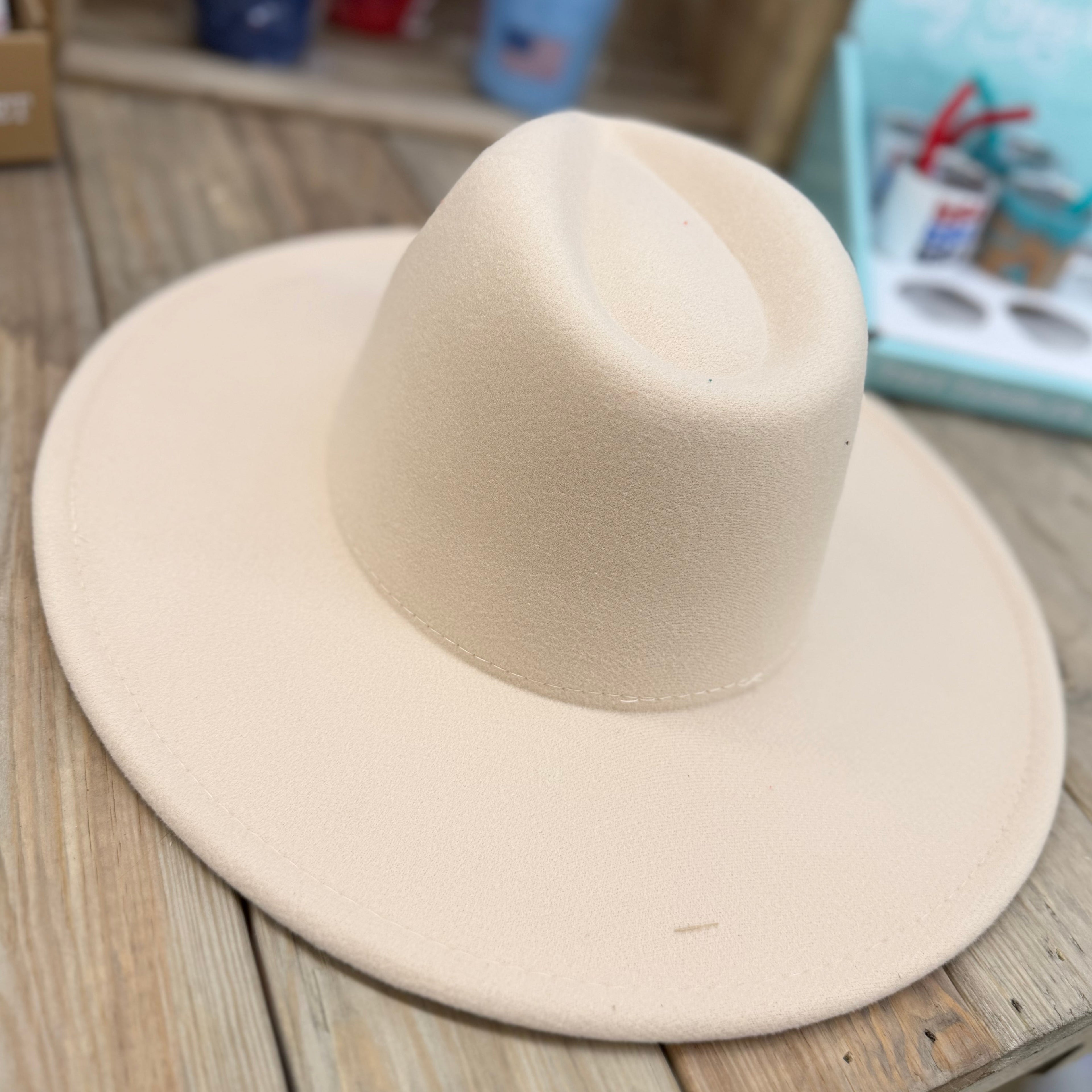 Suede Rancher Hat - Ivory