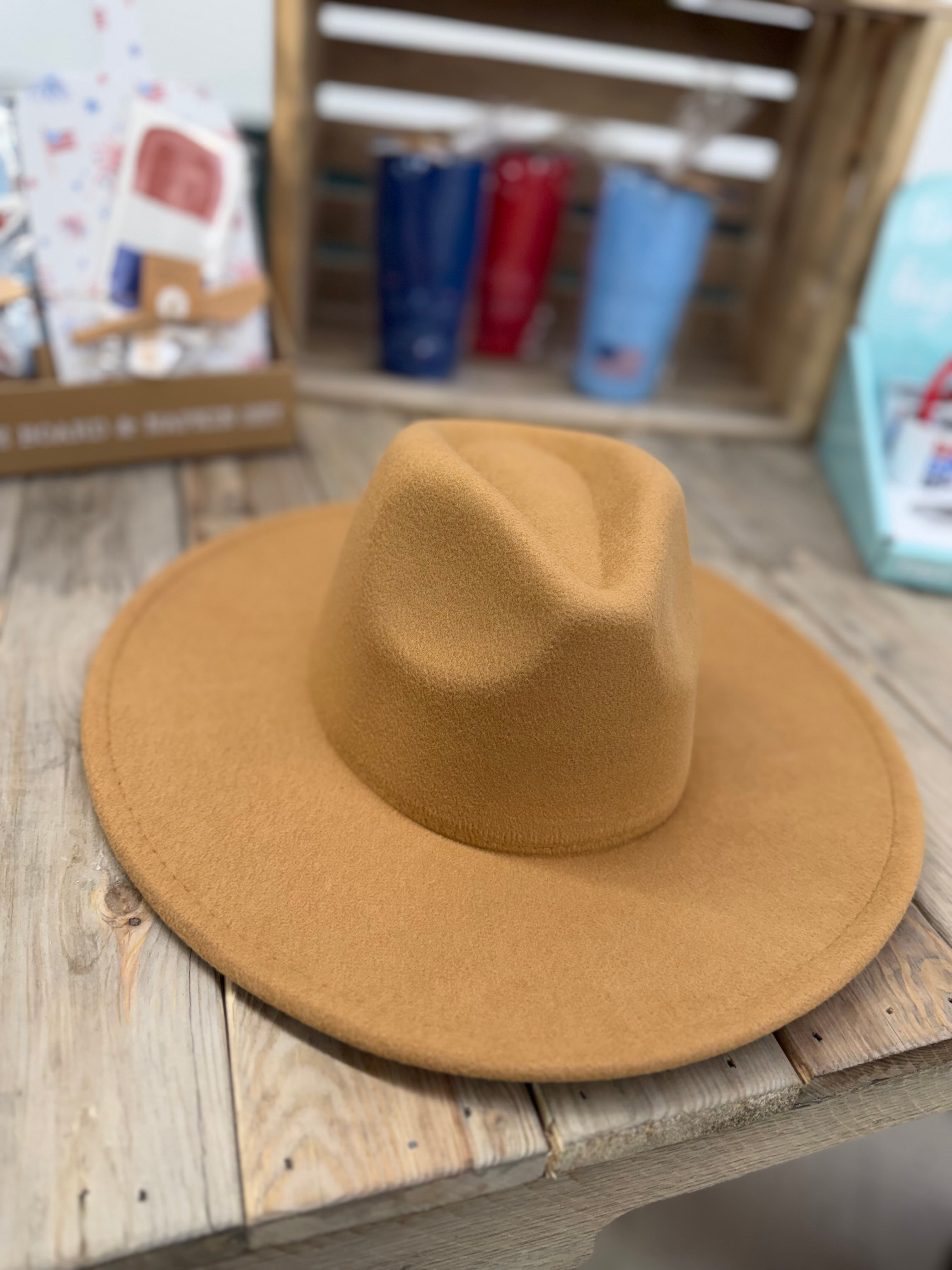 Suede Rancher Hat - Camel