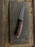 Circle SH Straight Blade Rosewood Handle w/Sheath