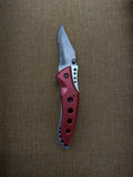 Circle SH Knife 4.5" Clip Red Body