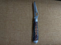 Circle SH Knife 2 Blade Floral w/Billets Buckstitch Pattern