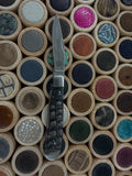 Circle SH Knife 4" Dbl Blade Gator Print