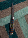 Twisted X Knife OYB Beaded Design Handle