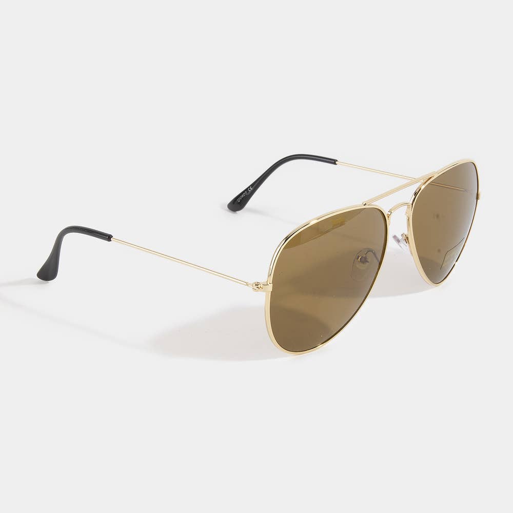 Classic Aviator Metal Frame Sunglasses Assorted