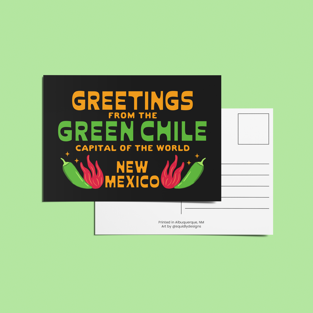 Postcard - Green Chile Capital New Mexico