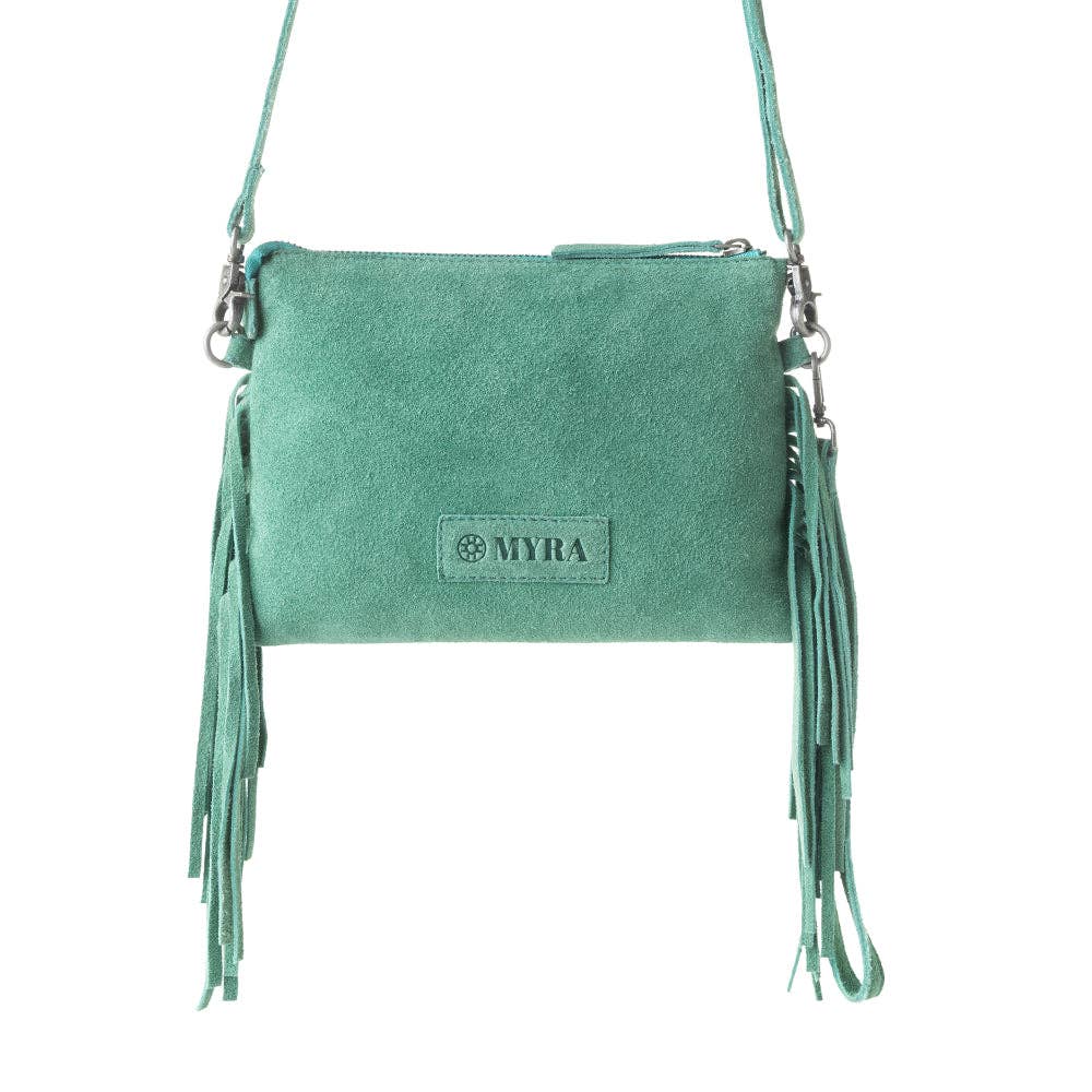 Boot Stitch Suede Bag