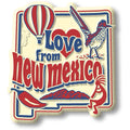 "Love from New Mexico" Vintage State Magnet Made USA