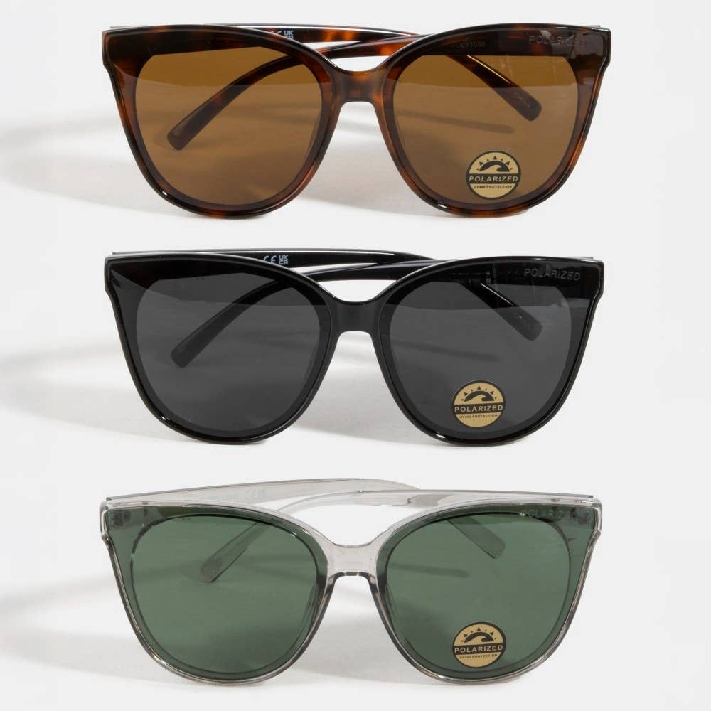 Assorted Oversized Polarized Sunglasses Set