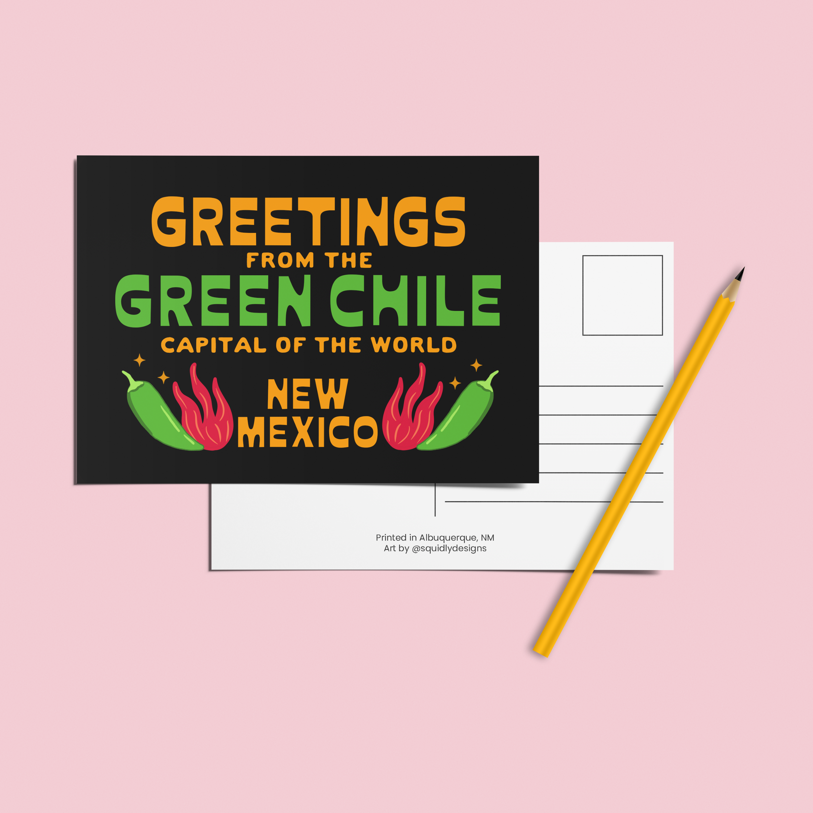 Postcard - Green Chile Capital New Mexico