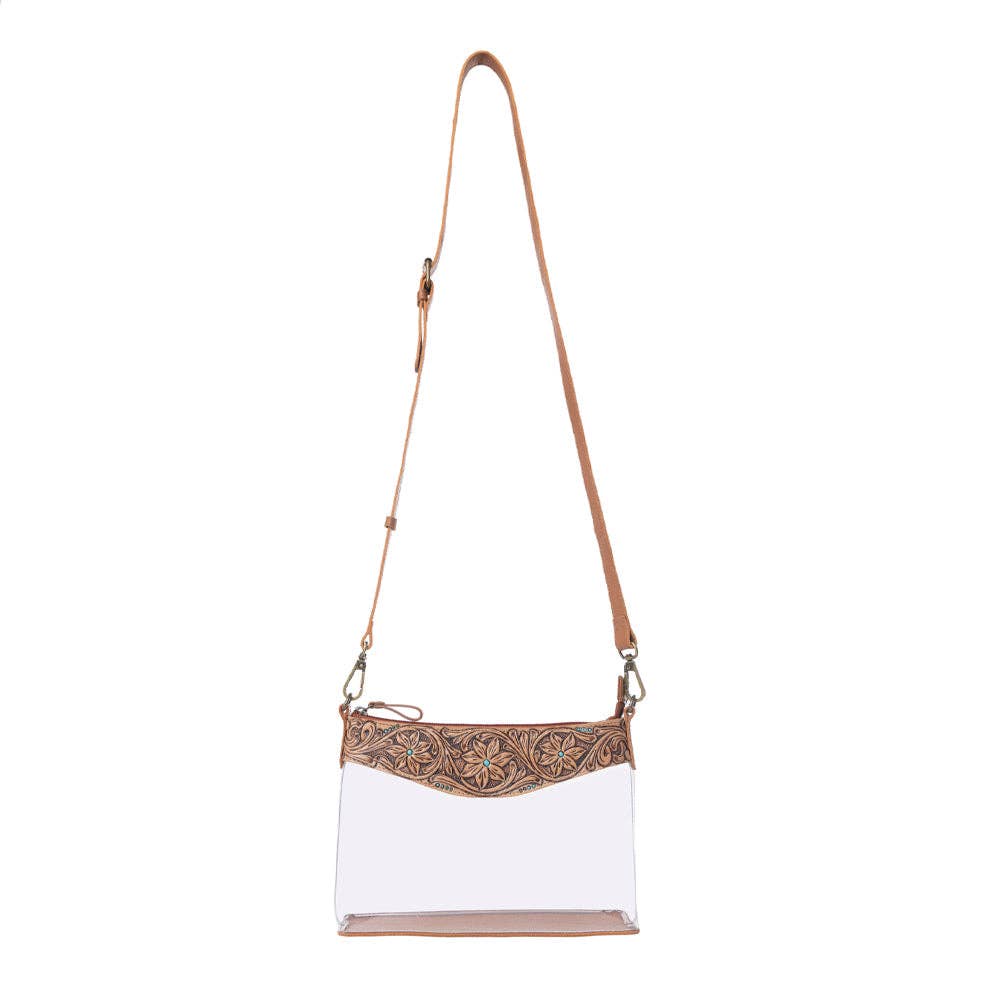 Rodeo Frontier Clear Bag in Bridle Biscuit