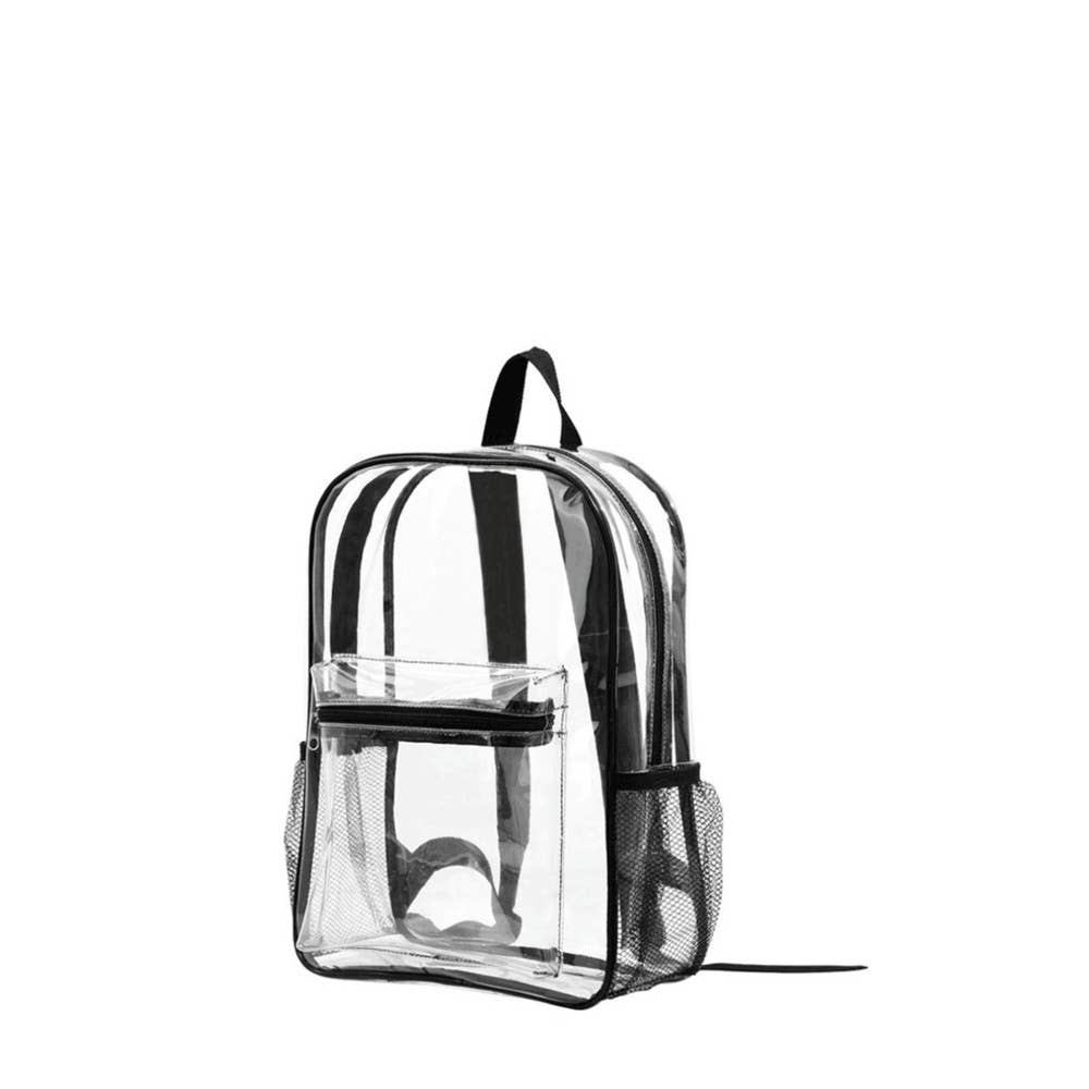 Clear Transparent Zip Backpack