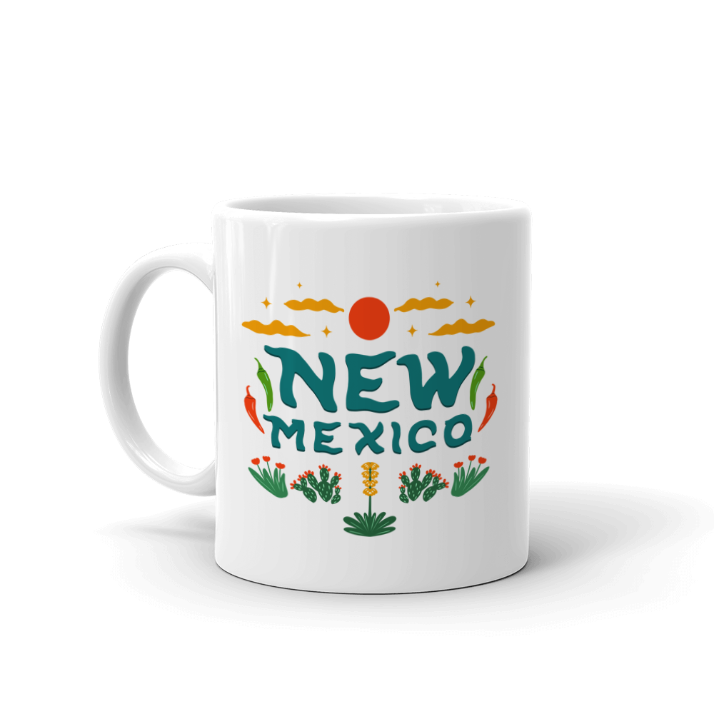 Ceramic Mug - New Mexico (No 2) - 11 oz (Double Sided)